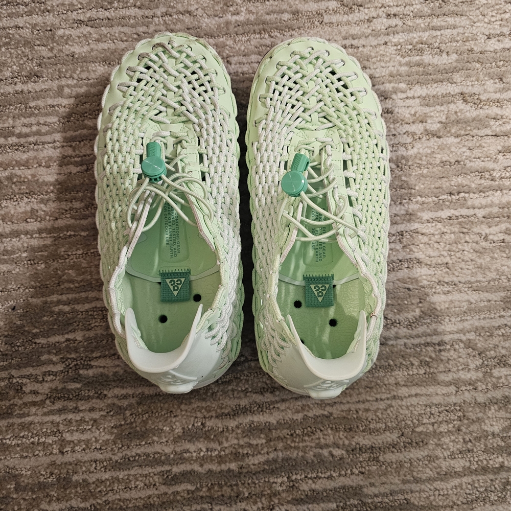 Mint Green ACG POOL SHOES.
